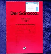 Scirocco prospekt 1983 gebraucht kaufen  Vechta