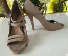 Superbes escarpins gris d'occasion  France