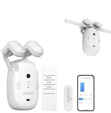Abridor de cortina automático, controle inteligente WiFi Bluetooth, controle remoto, aplicativo/temporizador, branco comprar usado  Enviando para Brazil