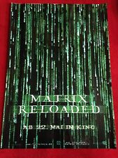 Matrix reloaded kinoplakat gebraucht kaufen  Waldsassen