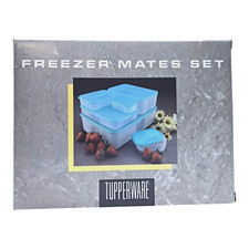 Vintage 12 peças Tupperware Freezer Mates raro conjunto inicial na caixa NOS comprar usado  Enviando para Brazil