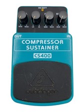 BEHRINGER CS400 Compressor Sustentador Pedal Ataque Controle de Sustentação Quase Perfeito comprar usado  Enviando para Brazil