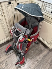 Usado, Mochila de caminhada Deuter Kid Comfort 2 porta-crianças retrátil capuz solar H2O vermelha comprar usado Usado, Mochila de caminhada Deuter Kid Comfort 2 porta-crianças retrátil capuz solar H2O vermelha comprar usado  Enviando para Brazil
