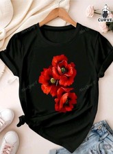 poppy t shirt for sale  HEXHAM
