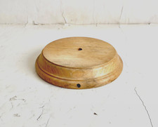 Abajur de mesa de madeira vintage base suporte madeira rancho contemporâneo faroeste chique gasto comprar usado  Enviando para Brazil