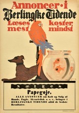 Advertising posters berlingske for sale  UK