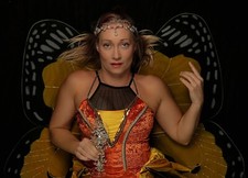 Fasching fee schmetterling gebraucht kaufen  Gerzen