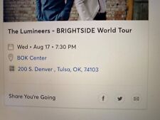 Lumineers james bay for sale  Minneapolis