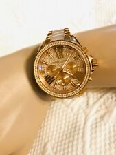 MICHAEL KORS WREN RELÓGIO FEMININO TOM DOURADO MK6096 UM DESIGN FABULOSO comprar usado  Enviando para Brazil