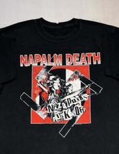 Camiseta unissex Napalm Death 2004 Nazi Punks Off algodão tamanho completo ZL1537 comprar usado  Enviando para Brazil