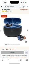 Jbl headphone cordless for sale  Hayward