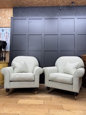 Pair upholstered armchairs for sale  KING'S LYNN