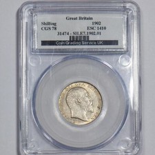 1902 shilling edward for sale  LEEDS