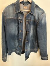 Jaqueta masculina NUDIE JEANS Sonny Blue Friend L algodão orgânico lavado denim azul comprar usado  Enviando para Brazil