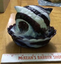 Purple slag glass for sale  Franklin