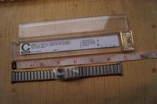 PULSEIRA DE RELÓGIO VINTAGE CAIXA CONDOR DOIS TONS AÇO INOXIDÁVEL 20 MM, usado comprar usado  Enviando para Brazil