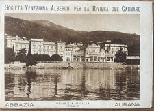 SOCIETA VENEZIANA ALBERGHI PER LA RIVIERA DEL CARNARO-ABBAZIA LAURANA comprar usado  Enviando para Brazil