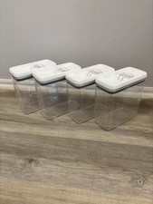 LOTE DE 5 recipientes de armazenamento de alimentos com vedação flip para casas e jardins Better comprar usado  Enviando para Brazil