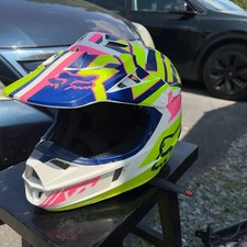 Usado, Capacete Fox Racing Youth V1 Falcon grande rosa 17399-045- Usado comprar usado  Enviando para Brazil