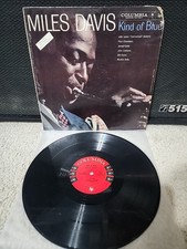 Miles Davis Kind Of Blue Lp Vinyl 1959 1st '6-Eye' Press NO CBS Misprint VG-/G+  comprar usado  Enviando para Brazil