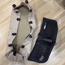 Berço de tecido Bugaboo burro e cesta de transporte lateral. Sem moldura. Bronzeado e preto comprar usado  Enviando para Brazil