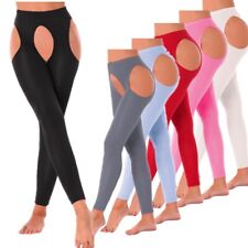 Calças de ioga femininas de cintura alta para academia sem virilhas compressão oca comprar usado  Enviando para Brazil