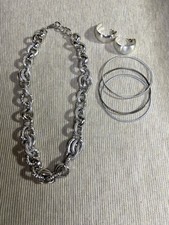 Collana bracciale orecchini usato  Crema