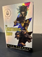 Percy Jackson and the Olympians: Lightning Thief, Rick Riordan 1st 1st HCDJ Mint comprar usado  Enviando para Brazil