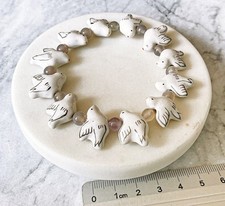 Elastisches armband taubenperl gebraucht kaufen  Göttingen
