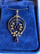 Suffragette 9ct amethyst for sale  COULSDON