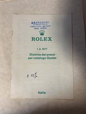 Libretto booklet rolex usato  Mira