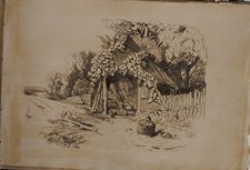 Paesaggio. disegno inizi usato  Milano