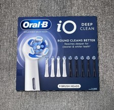 Usado, Cabeça de escova de dentes de substituição Oral-B iO Deep Clean, selo original de 9 unidades.  comprar usado  Enviando para Brazil