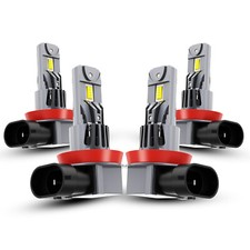 Kit de faróis H11 H8 H9 4X LED 150W 30000LM duplo feixe Hi-Lo lâmpada branca pura comprar usado  Enviando para Brazil