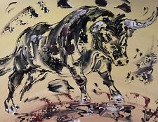 Tableau taureau peinture d'occasion  Montpellier-