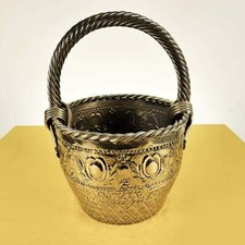 Cestino vintage metallo usato  Ferrara
