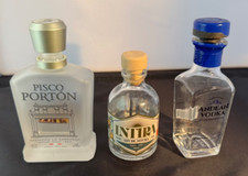 Three empty miniature for sale  LONDON