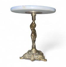 Usado, Mesa tampo de mármore vintage Gueridon – base de querubim bronze acento regência francesa 6" comprar usado Usado, Mesa tampo de mármore vintage Gueridon – base de querubim bronze acento regência francesa 6" comprar usado  Enviando para Brazil