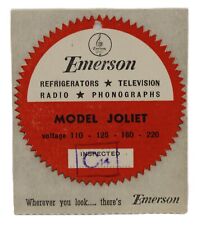 Cartellino fonovaligia emerson usato  Sarzana