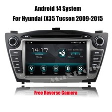 Rádio de carro unidade de navegação estéreo para Hyundai IX35 Tucson 2009-2015 câmera automática Carplay, usado comprar usado  Enviando para Brazil