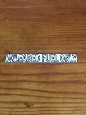 Unleaded fuel decal for sale  Sahuarita
