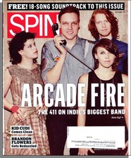 Spin - 2010, October - Arcade Fire, Kid Cudi, Jamey Johnson, Brandon Flowers, usado comprar usado  Enviando para Brazil