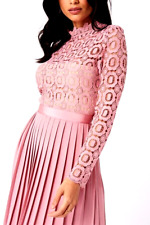 Ladies pink crochet for sale  CARNFORTH