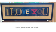 Peter blake love for sale  STROUD