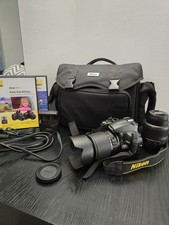 Nikon D5000 com lente Nikkor 55-200mm e 18-55mm com bolsa e carregador SEM SD comprar usado  Enviando para Brazil