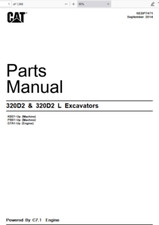 CAT Caterpillar 320D2 & 320D2 L Escavadeira KBS PBB Catálogo de Peças Manual PDF USB comprar usado  Enviando para Brazil