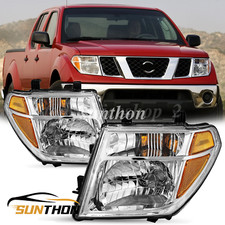 Faróis cromados 05-07 Pathfinder par Nissan Frontier 2005-2008 comprar usado  Enviando para Brazil
