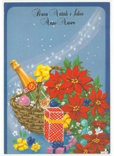 Cartolina buon natale usato  Italia