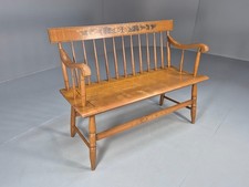 Vintage bench seat for sale  STOWMARKET