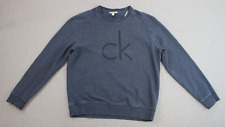 Moletom Calvin Klein Jeans masculino tamanho G azul algodão gola redonda pulôver comprar usado  Enviando para Brazil